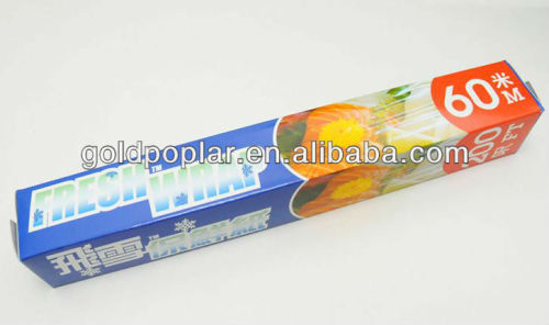 superfine color box packing pe cling film(40M)