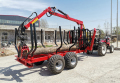 Log Crane Grapples for Earth Moving Machinery