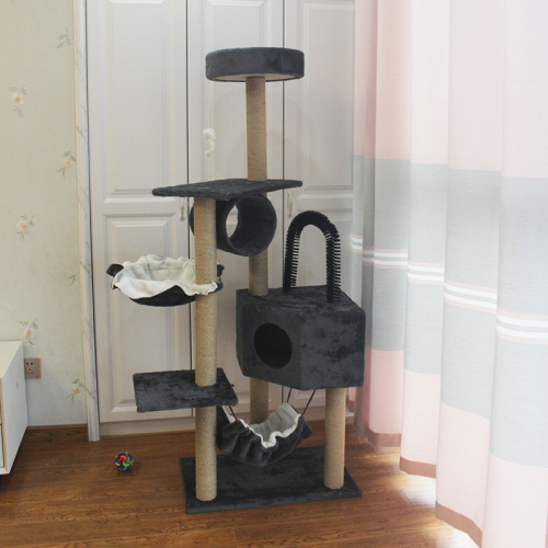 Multi-Level Cat Tree Condo with Sisal Scratching Posts