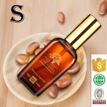 Private label professional hair salon organic Morocco argan oil serum