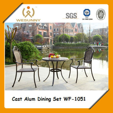 Lesiure Way Style Cast Alum Metal Garden Dining Set