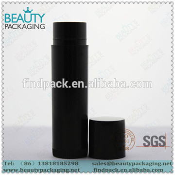 Comestic Black Lip Balm Container