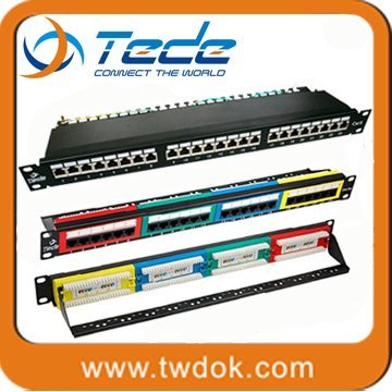 cat6/cat5e utp/ftp 24-port patch panel