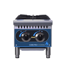 4-Burner Gas Range Counter Top Gas Stove for Restaurant Equipment