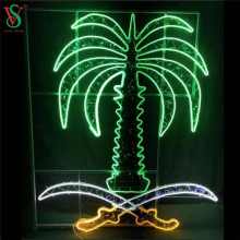 Outdoor Street 2d coconut tree Motif Lights