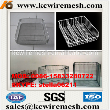 Cheap!!!!! KangChen stainless steel autoclave basket/stainless steel sterilizer basket/ stainless steel disinfector basket