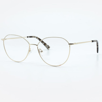 Polygon Cat Eye Metal Women's Optical Frames