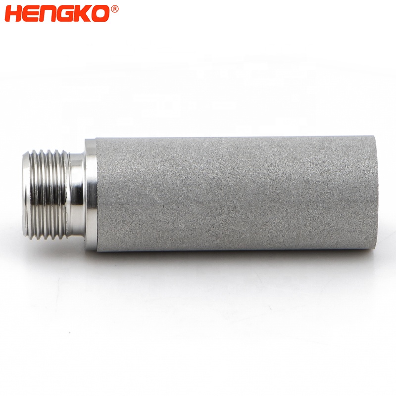 HENGKO durable washable customizable sintered metal stainless steel cartridge hepa filter for industrial multipurpose filtration