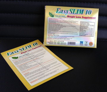 Easy Slim 10 slimming capsules, Natural fast slim
