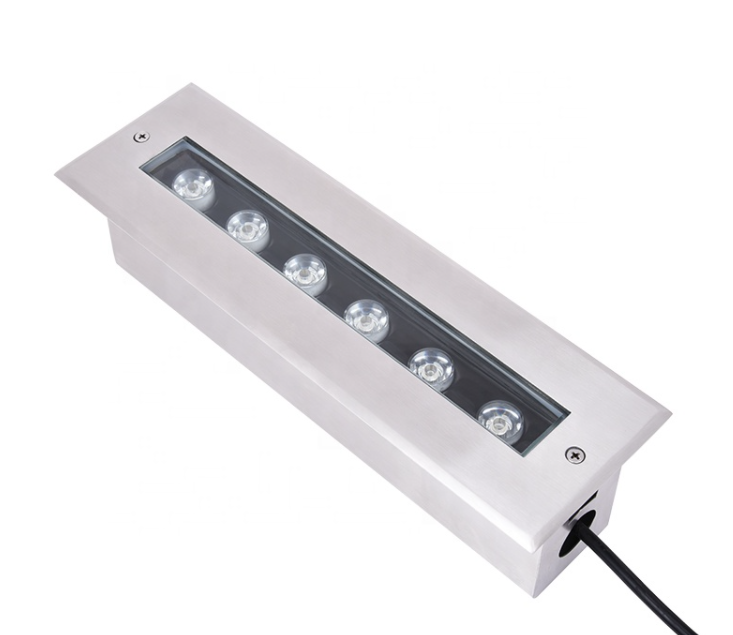 6W impermeable al aire libre IP68 24V LED de luz empotrada