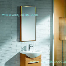 Aluminum frame bathroom Mirror with beveled edge