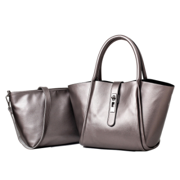 Best quality hand bag Lady Pu leather tote bag women shoulder bag