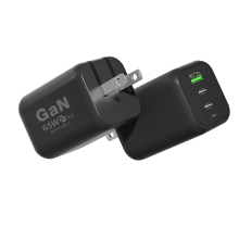 New Products GaN Technology Fast Charging Power Adapter 65W GaN USB C Wall Charger for Laptop Phones