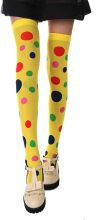 Clown Long Knee High Socks Colorful