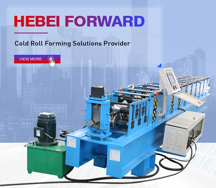 Customizable Ceiling t Grid Roll Forming Machine With Hydraulic Cutting