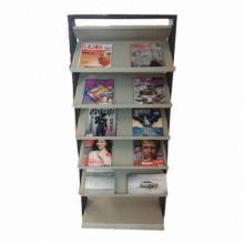 Magazine Display Rack with Moveable Function, 1,000 x 850 x 1,600mm Dimensions