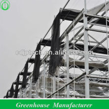 outside and inside greenhouse shading system