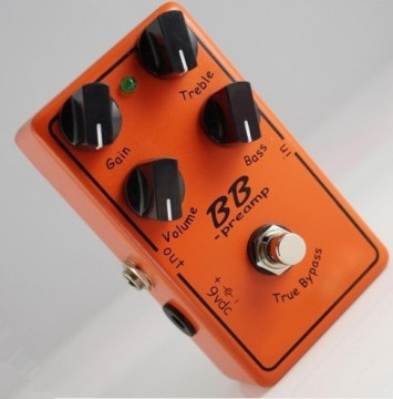 Guitar Effect Pedal Overdrive And Preamp And True Typass BB PREAMP