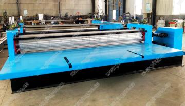 Barrel corrugation roof sheet machine