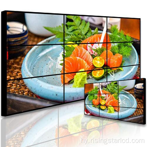 3x3 49inch փակ պառակտում LCD էկրան