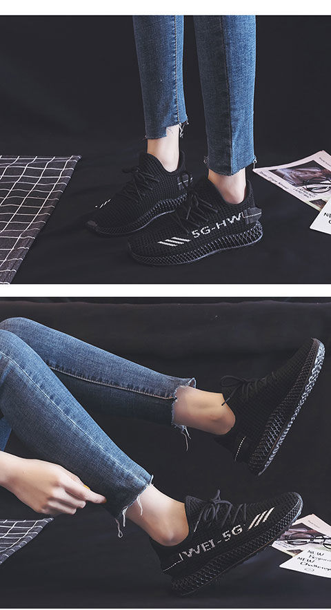2021 New Fashion High Quality Fashion Comfort Lace-up Women Sneakers Breathable Sport Shoes Female footwear shoes sports