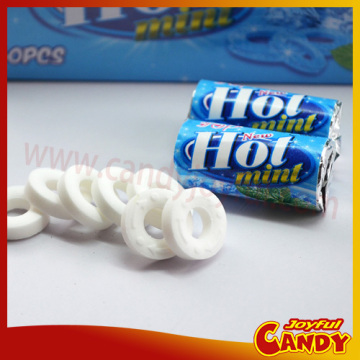 Mint roll dextrose candy
