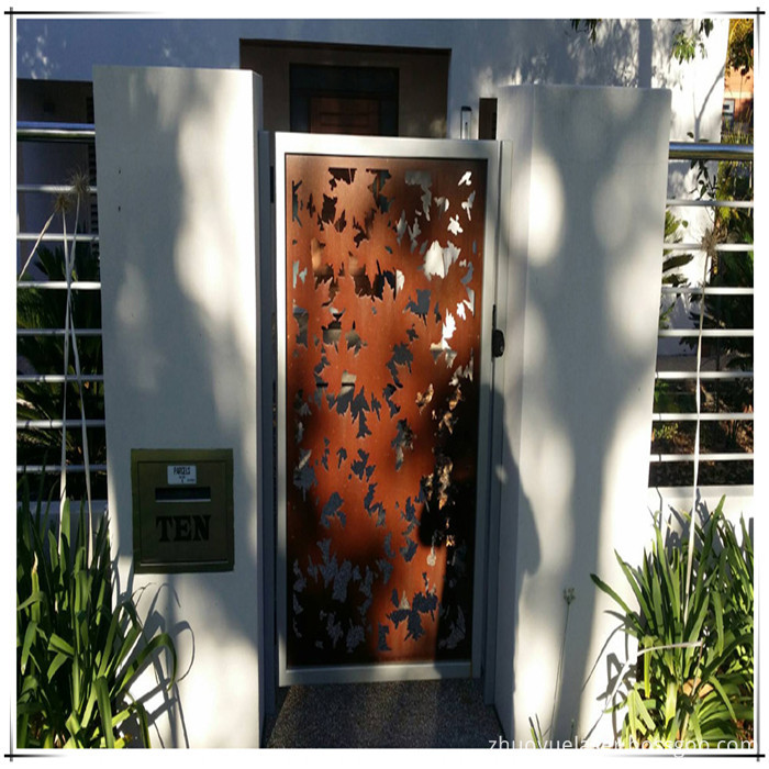 laser cut door