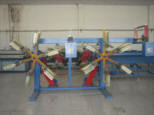 Automatic Single / Double Winder Plastic Auxiliary Equipment For Pipe/strap Band/sheet