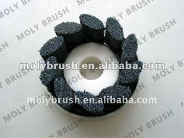 turbine style abrasive nylon disc brush