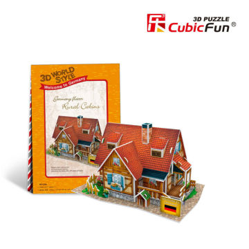 Cubicfun 3d world style paper craft for home decoration