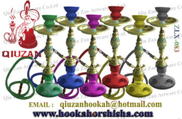 Fashionable Colorful Mini Hookah With Elephant Pattern Vase