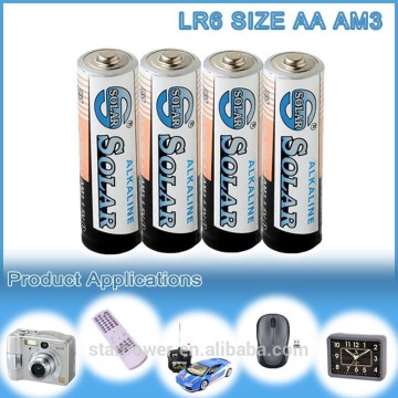 Am3 size aa lr6 zinc batteries