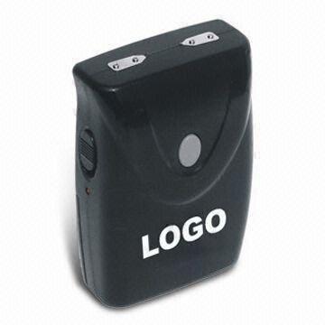 Mini Stun Batons/Guns with Rubber Grip Surface and Nylon Holster