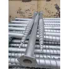 Pilas de cuchillas de tornillo helicoidal galvanizado de Dip Hot Dip