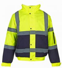 Hot selling winter jacket hivz safety rain wear