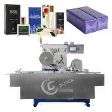 Automatic Cosmetic Box Cellophane Wrapping Packaging Machine - 10-20 Packs per Minute
