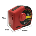 Cinta de medición láser 2 en 1 de mano