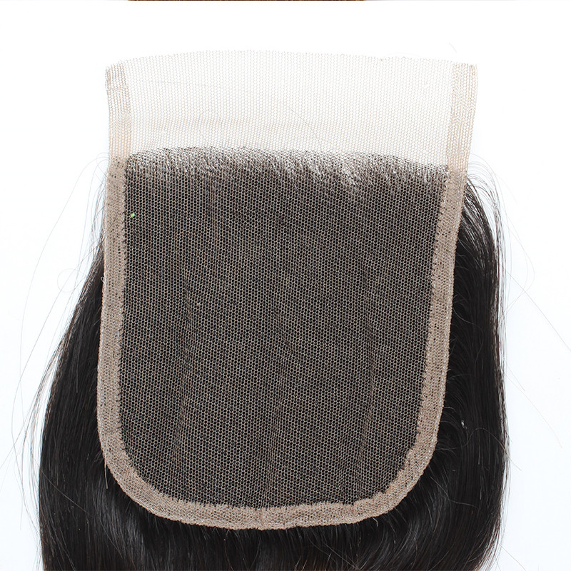 4x4 lace closure 1b/grey ombre color body wave human hair closure virgin brazilian 4*4 lace closure