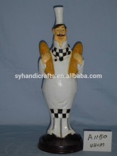 Factory Hot Sale Chef Polyresin Figurine, craft for home decor