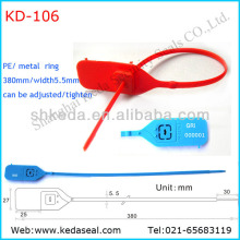 Mechanical security accessories plastic strap seal lock 380mm KD-106