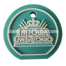 personlized design engraved kindly crown rubber custom key cover