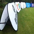 Oval Outdoor Sports Advertising Pop Out Banner Sign