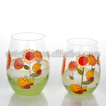 Handmade hand flower design paint luxury dinner set