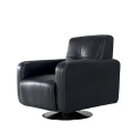 Metall Beine schwarz Leder Sessel Einzel Sofa