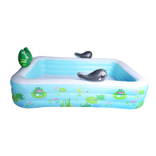 PVC açık kurbağa kurbağası fıskiyesi şişme yüzme havuzu