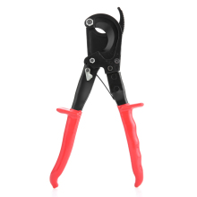 Insulated hand tool ratchet cable cutters