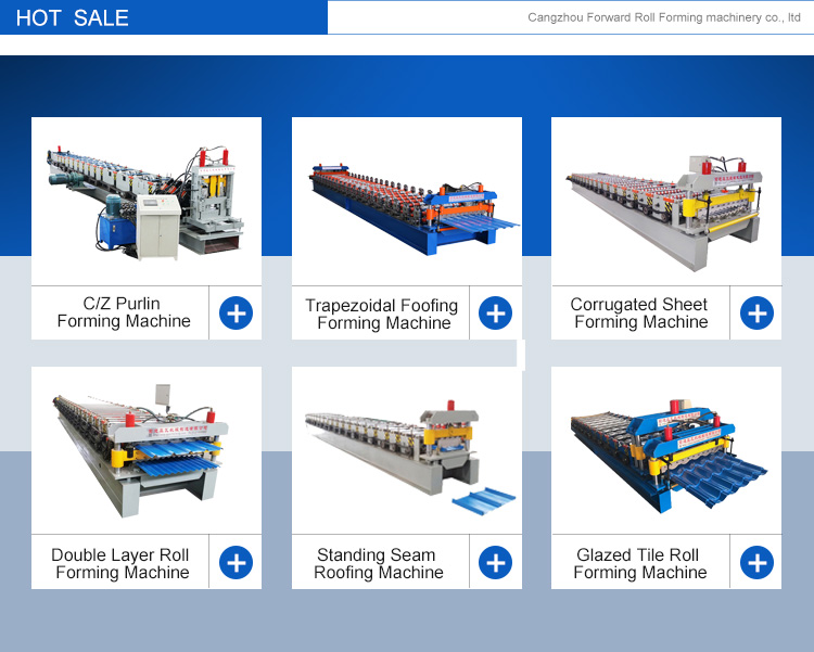 Automatic crimping bending machine for the IBR roof sheet