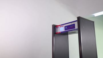 Metal detection security door