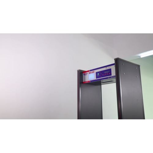 Metal detection security door