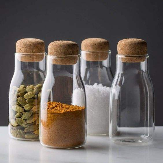 Glass Spice Jars